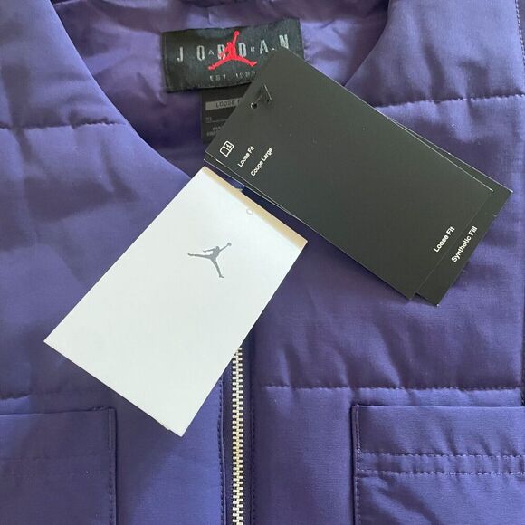NWT Nike Jordan Women’s Gilet Vest Sky J Purple FB5192-502 Size XL Athleisure - Picture 10 of 14